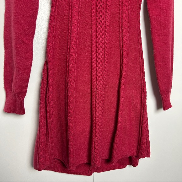 Free People Small World Mini Sweater Dress in Rosemont NWOT - Picture 7 of 10